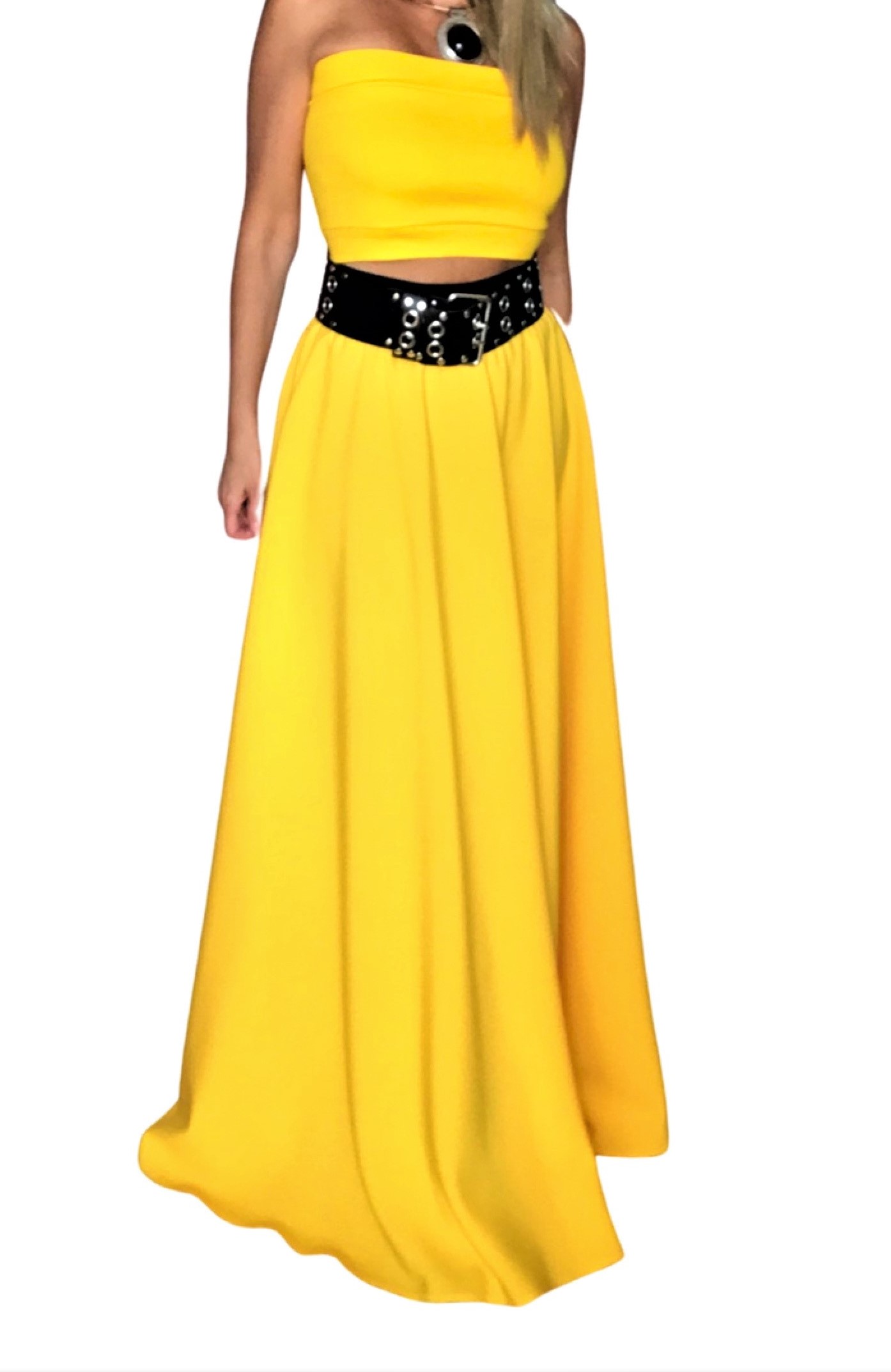 Dlouhá letní sukně - maxi sukně BOROS SK-L-YE 01